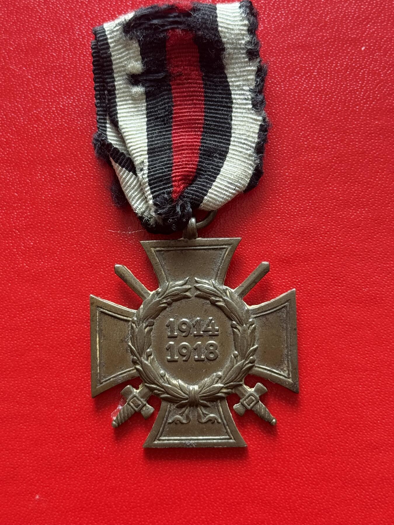 云宸嘉赏-勋臻精藏⭐️年后精品专拍场次🎖 帝德一战兴登堡奖章 佩剑军版 带厂标