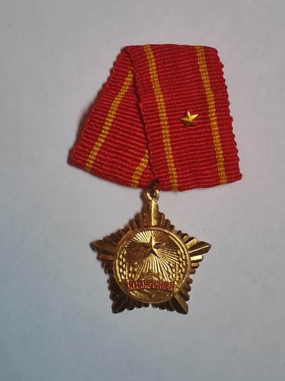 韵星假日军品类拍卖第43期 -- Rimey Holidays Militaria Auction 43 - 越南社会主义共和国三级抗战勋章 镀金完好 库存品相