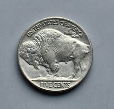 《崇甫堂》一精品外币专场⑧ - 美国1936年印第安野牛5美分镍币 KM#134