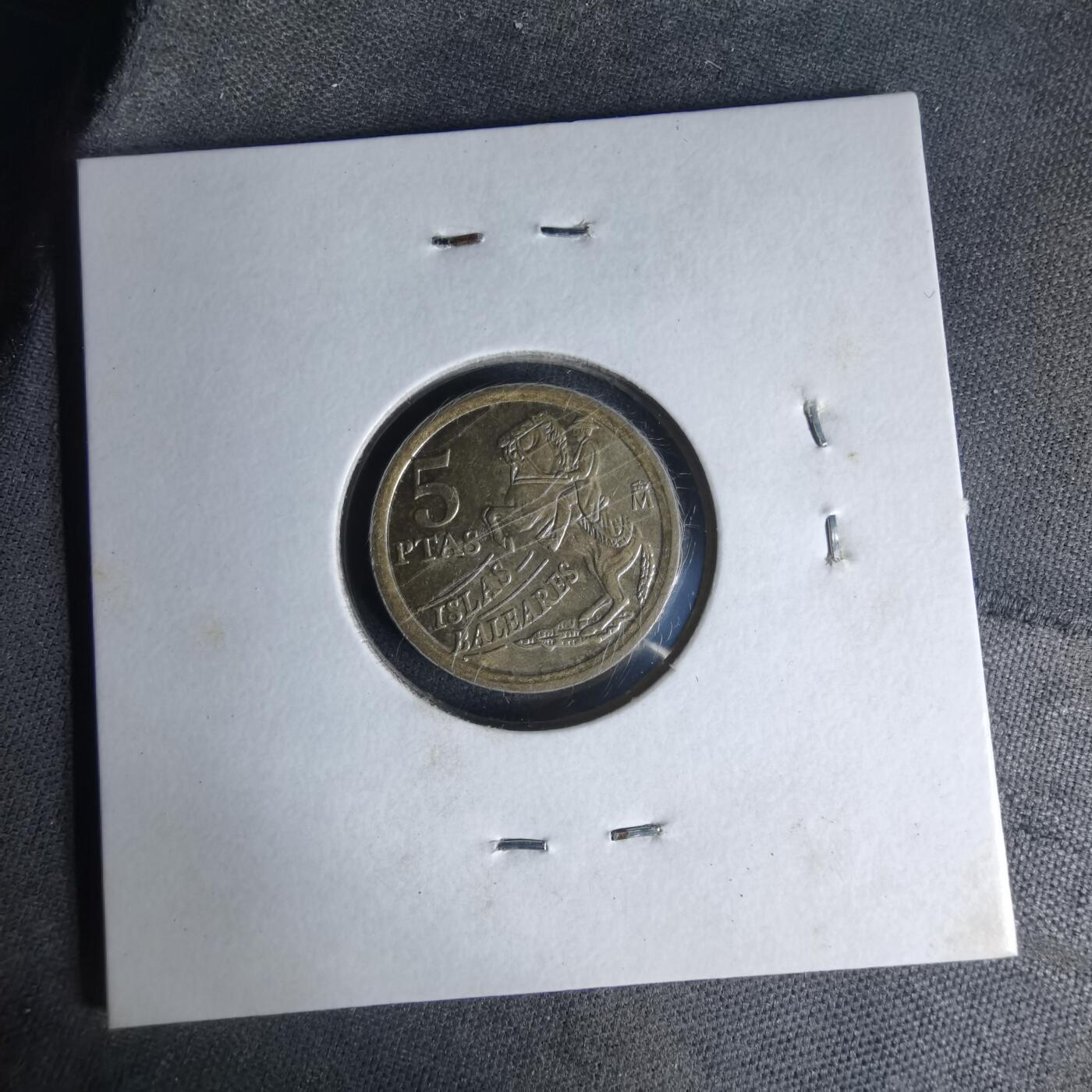 沼泽如烟--第1007场 西班牙5比塞塔纪念币