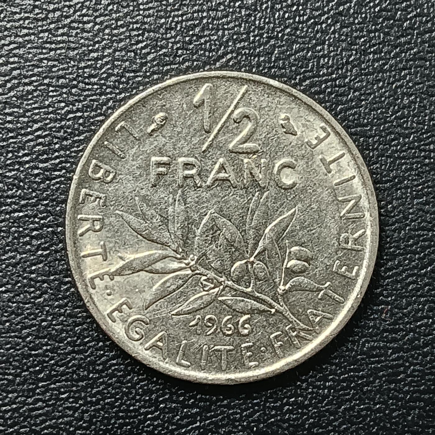 逸泉钱币2026A年十七场历代古钱世界纸钞纪念币钱币专场A2575-3175  29-68 2698 法国1/2法郎播种女神