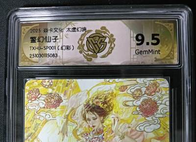 花开卡拍第61期（3月7号周六截拍，品控勿拍!!!拍品不寄存，运费5元（新疆需补运费差价或顺丰到付），自制卡难免瑕疵，可能存在轻微撞角爆边等出厂瑕疵，品控介意勿拍！） - 刷子 人间传特卡 太虚幻境 警幻仙子 幻彩 ccg9.5 清凉丝袜版