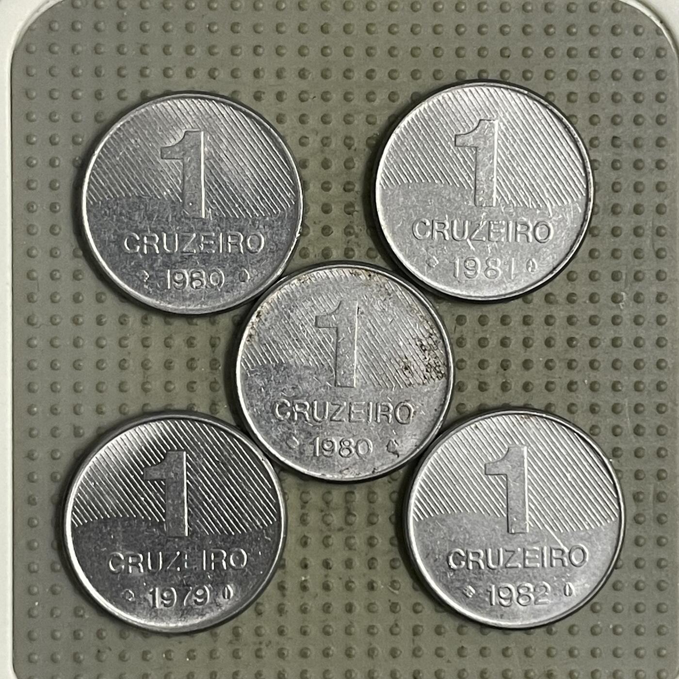 2026年第29场各国散币拍卖（总第179场） 巴西1克鲁泽5枚