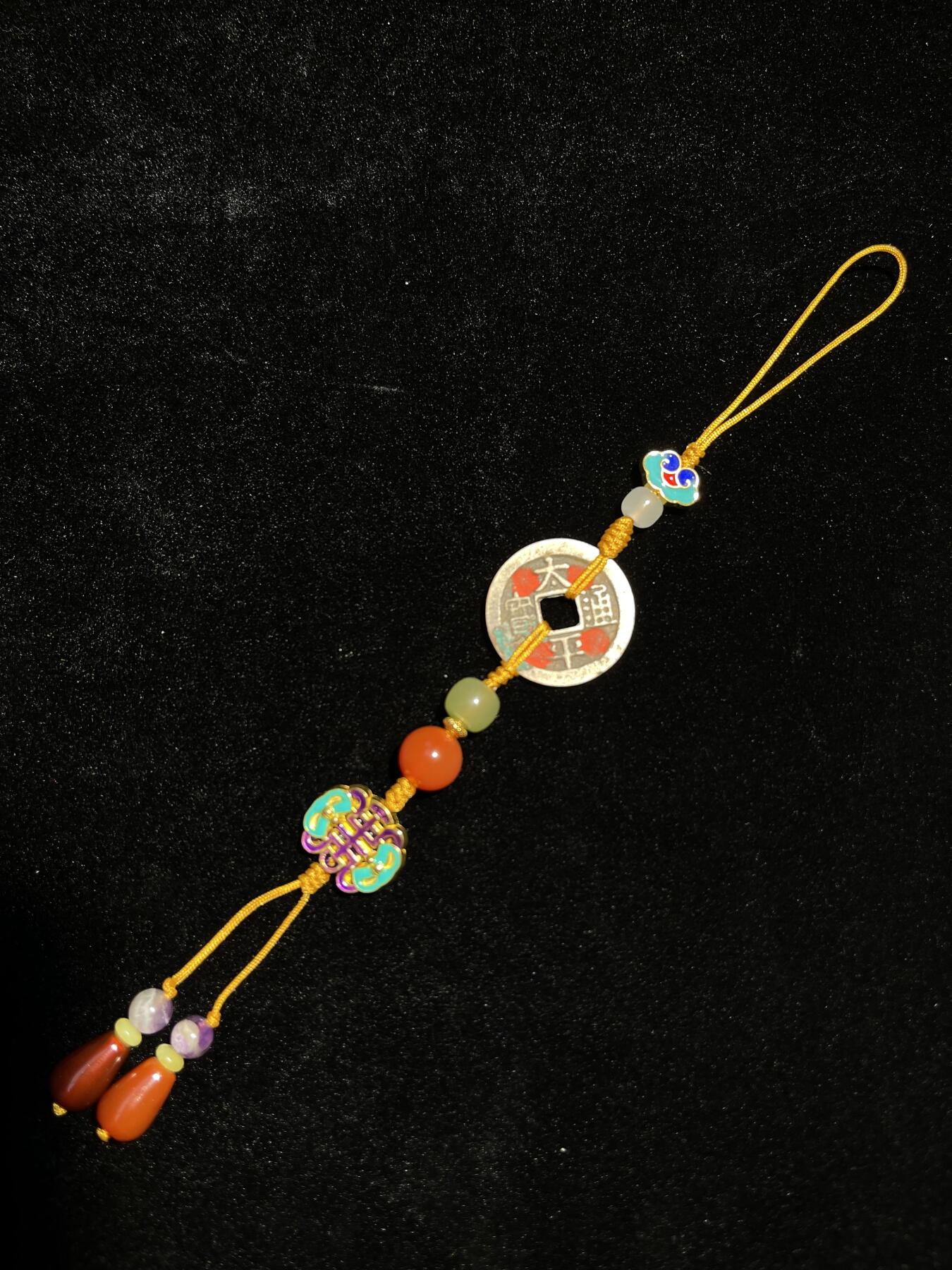 太平通宝古钱币文创压襟吊坠