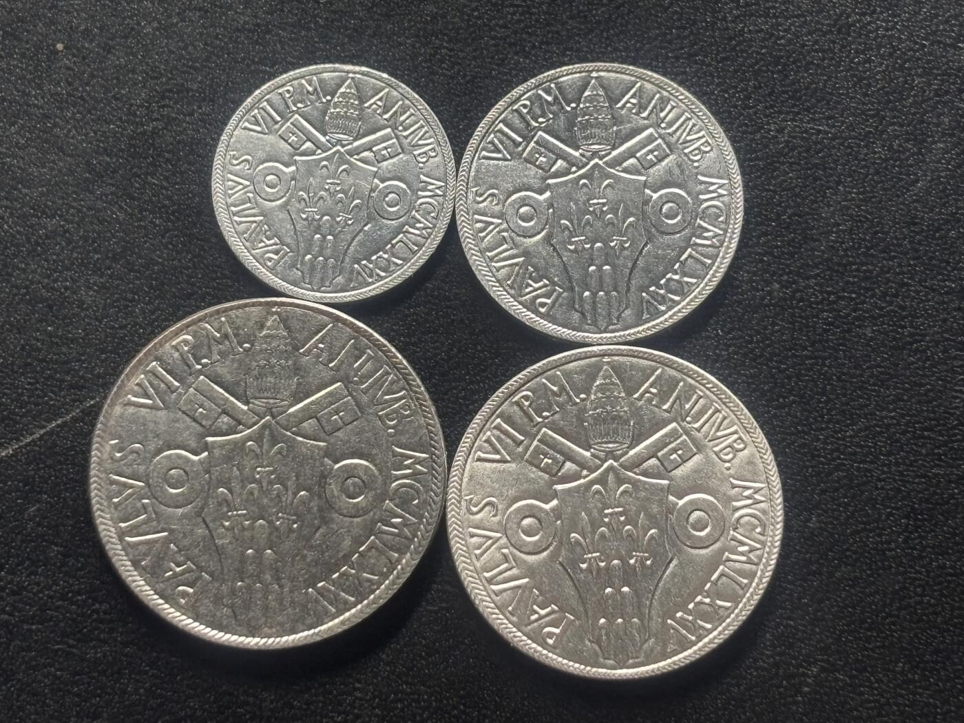 邮泉阁限时拍卖第四十二场（硬币在国外。请付邮费6元。） 梵蒂冈1975年4枚