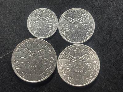 邮泉阁限时拍卖第四十二场（硬币在国外。请付邮费6元。） - 梵蒂冈1975年4枚