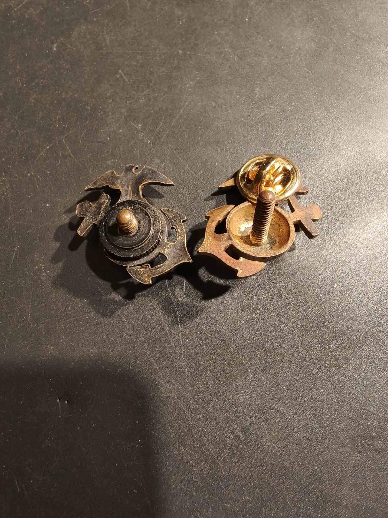 老王徽章第185期 美国海军陆战队领章一组