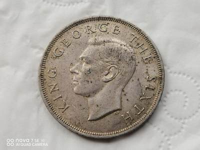 外国钱币 - 1949年新西兰1克郎28克大银币