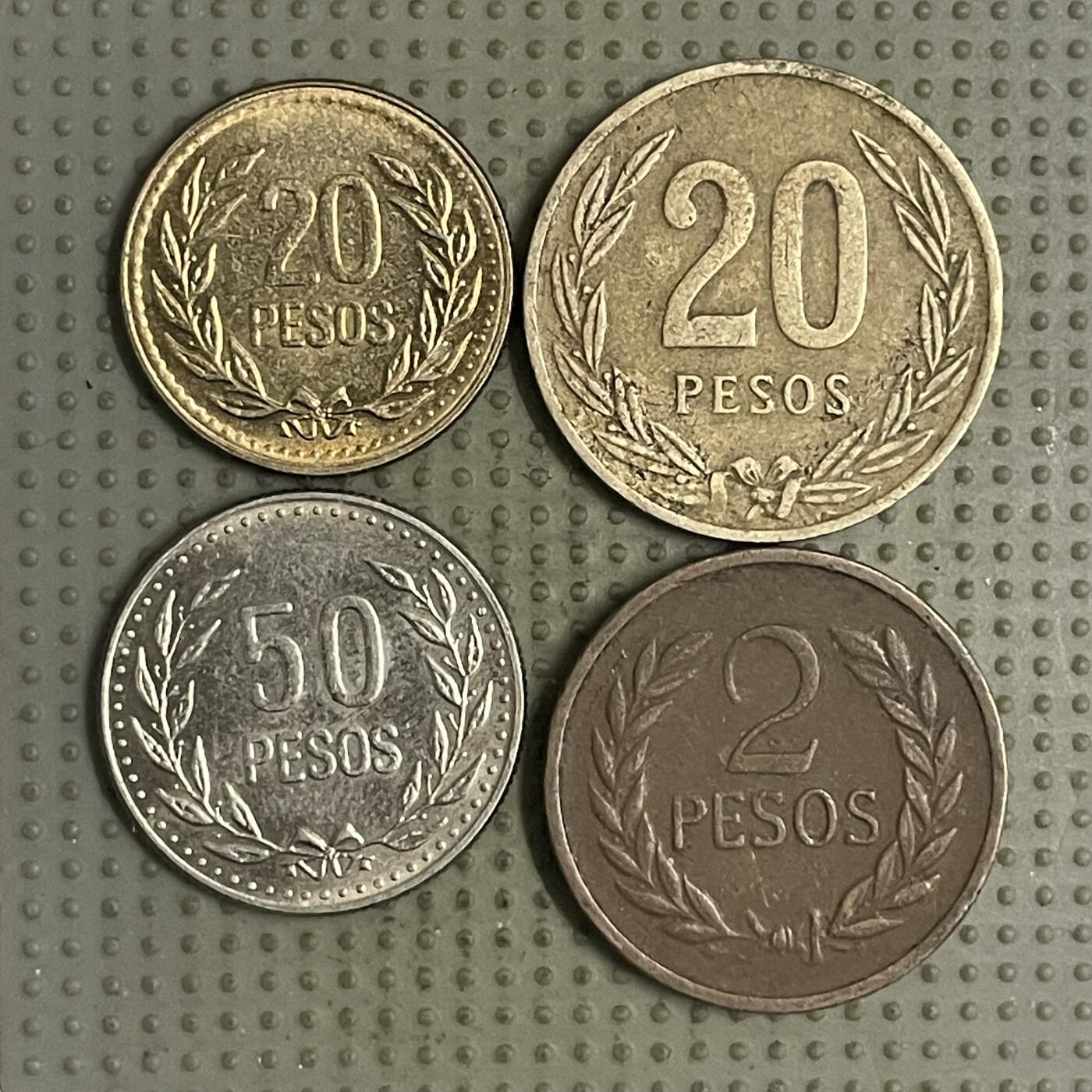 2026年第29场各国散币拍卖（总第179场） 哥伦比亚4枚