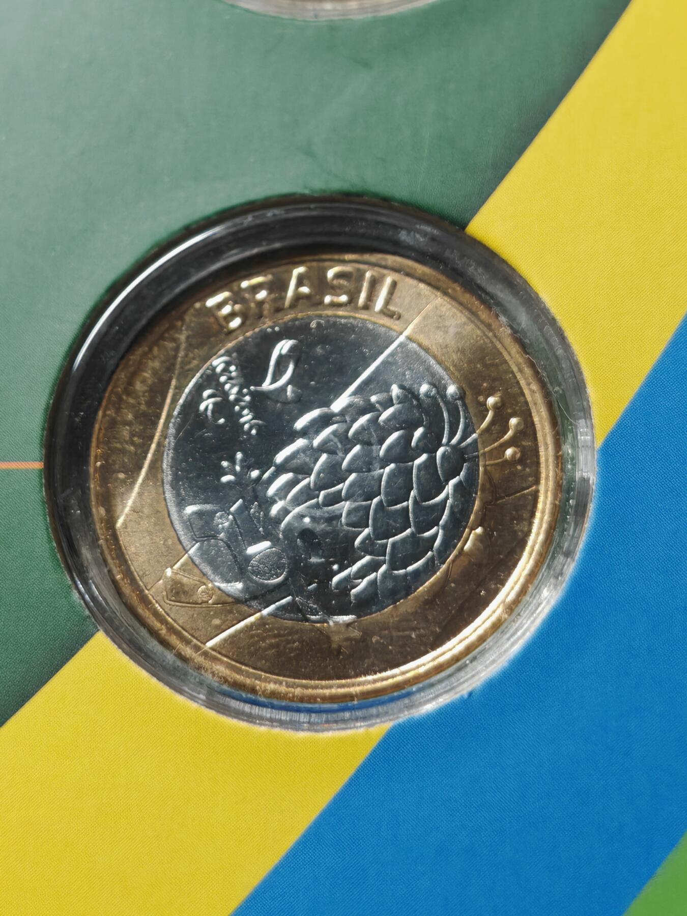 2016年巴西里约奥运会纪念币4枚 原装原封 带证书