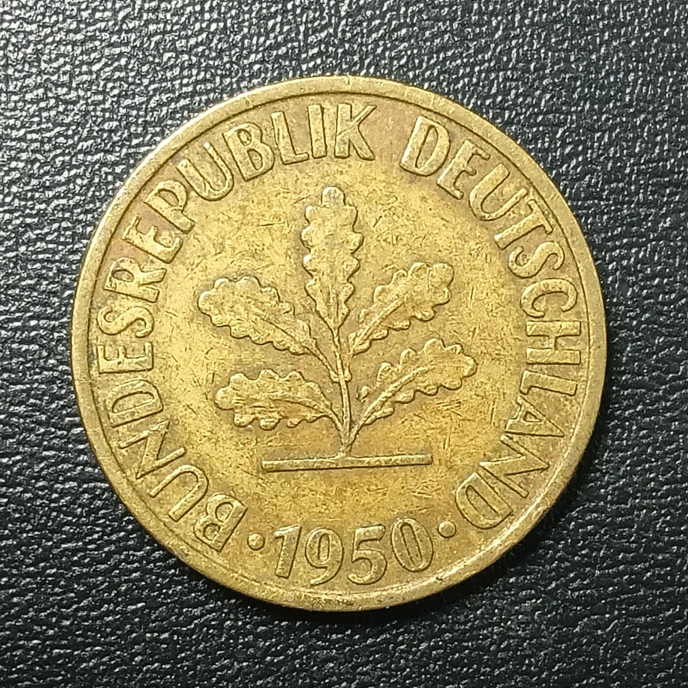 逸泉钱币2026A年十七场历代古钱世界纸钞纪念币钱币专场A2575-3175  29-68 2663 联邦德国10分尼