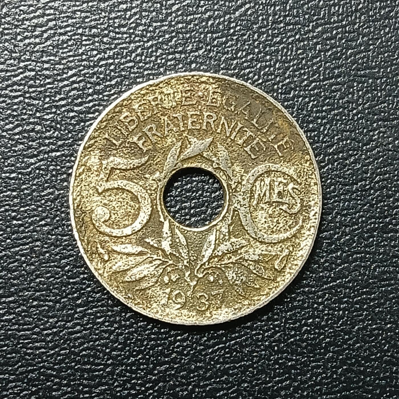 逸泉钱币2026A年十七场历代古钱世界纸钞纪念币钱币专场A2575-3175  29-68 2700 法国5分硬币