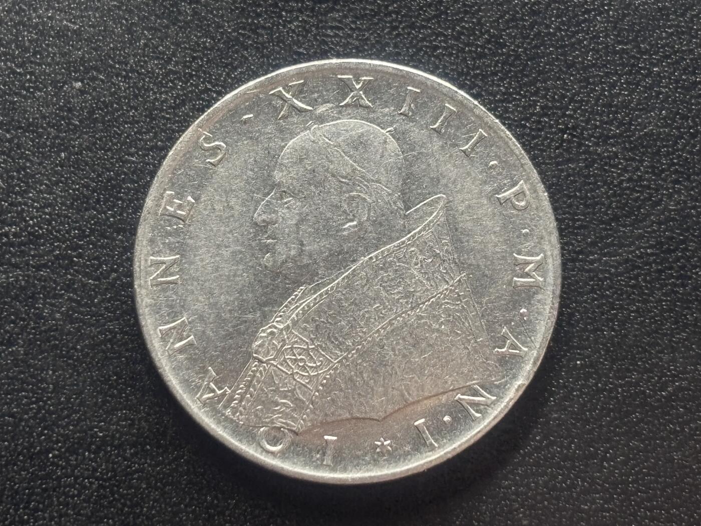 邮泉阁限时拍卖第四十二场（硬币在国外。请付邮费6元。） 梵蒂冈1959年100里拉