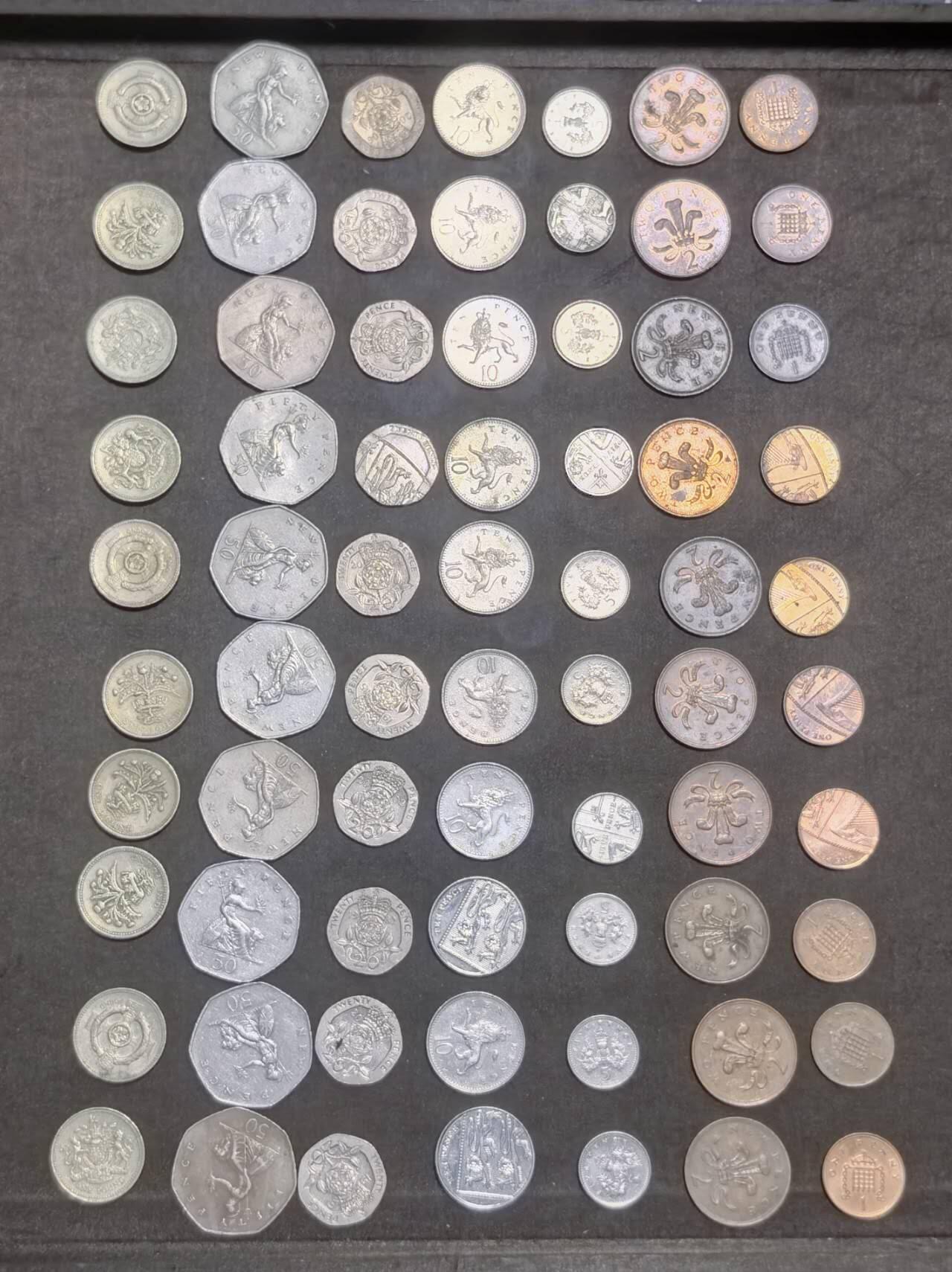 北京马甸外国币专卖第148期，外国币，中国早期纪念币专场，陆续上拍，欢迎关注 英国小套10套，流通品