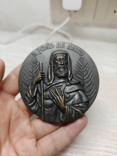 葡萄牙天主教纪念大铜章 高浮雕工艺 人物生动立体 - 葡萄牙天主教纪念大铜章 高浮雕工艺 人物生动立体