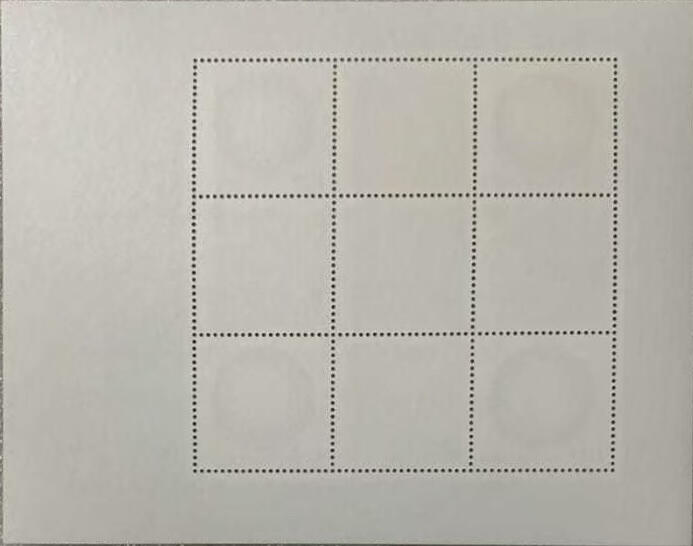 “琴棋书画”小版1套2张。