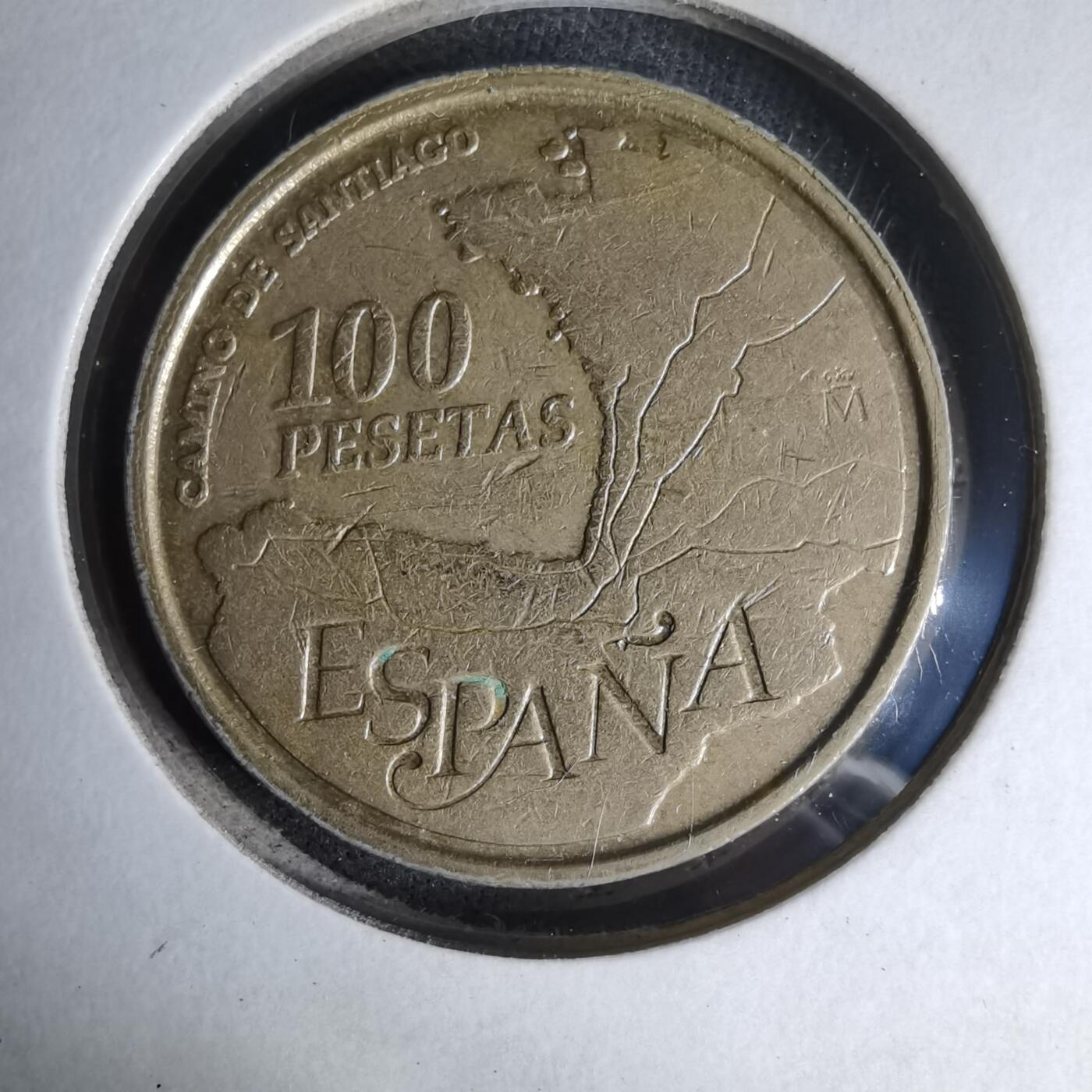 沼泽如烟--第1007场 西班牙100比塞塔纪念币