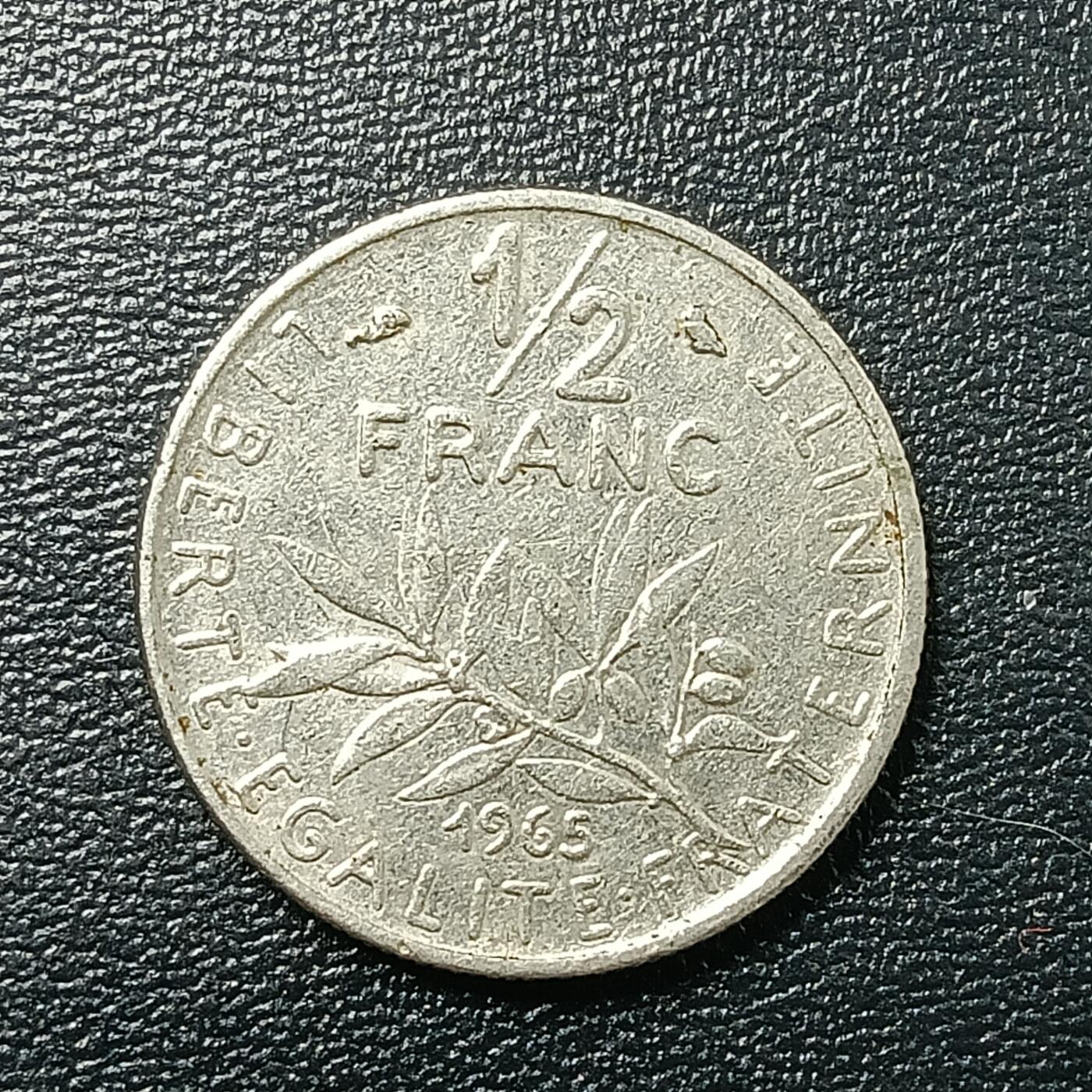 逸泉钱币2026A年十七场历代古钱世界纸钞纪念币钱币专场A2575-3175  29-68 2697 法国1/2法郎播种女神