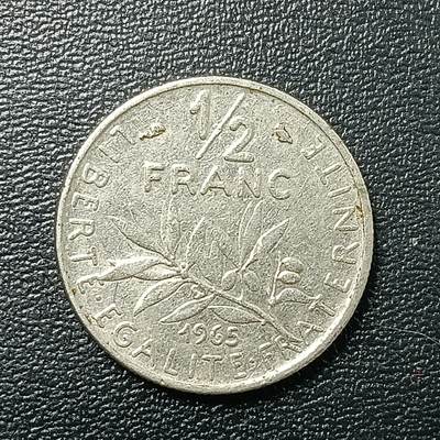 逸泉钱币2026A年十七场历代古钱世界纸钞纪念币钱币专场A2575-3175  29-68 - 2697 法国1/2法郎播种女神