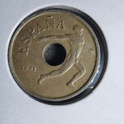 沼泽如烟--第1007场 - 西班牙25比塞塔纪念币