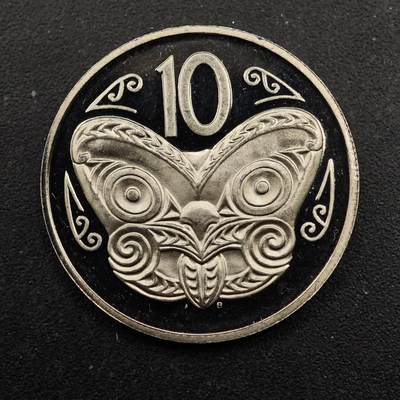 【淘币小摊】实时拍第八百七十二拍   散币银币场    每周一统一发货 - 新西兰1983年10分精制镍币