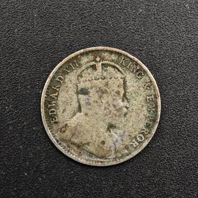 【淘币小摊】实时拍第八百七十二拍   散币银币场    每周一统一发货 - 香港1903年爱德华七世五仙银币