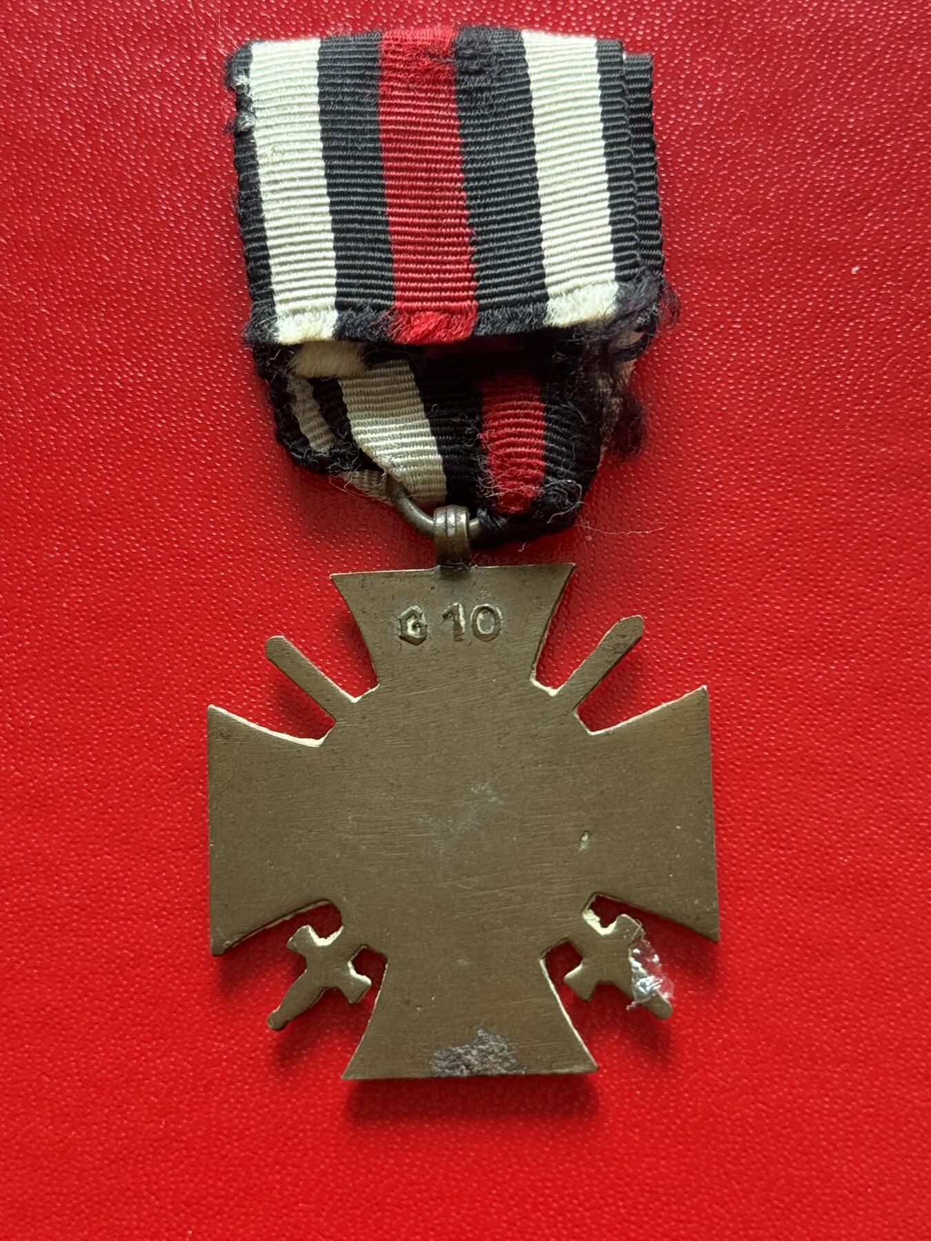 云宸嘉赏-勋臻精藏⭐️年后精品专拍场次🎖 帝德一战兴登堡奖章 佩剑军版 带厂标