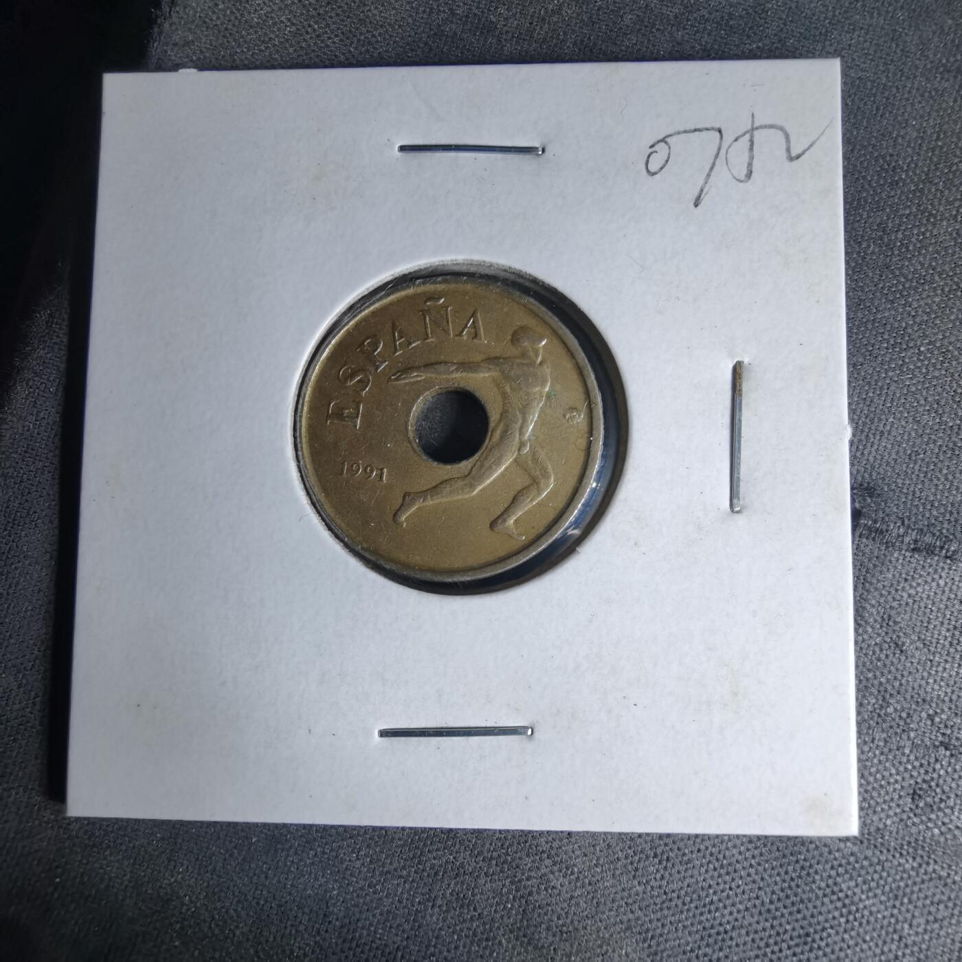 沼泽如烟--第1007场 西班牙25比塞塔纪念币