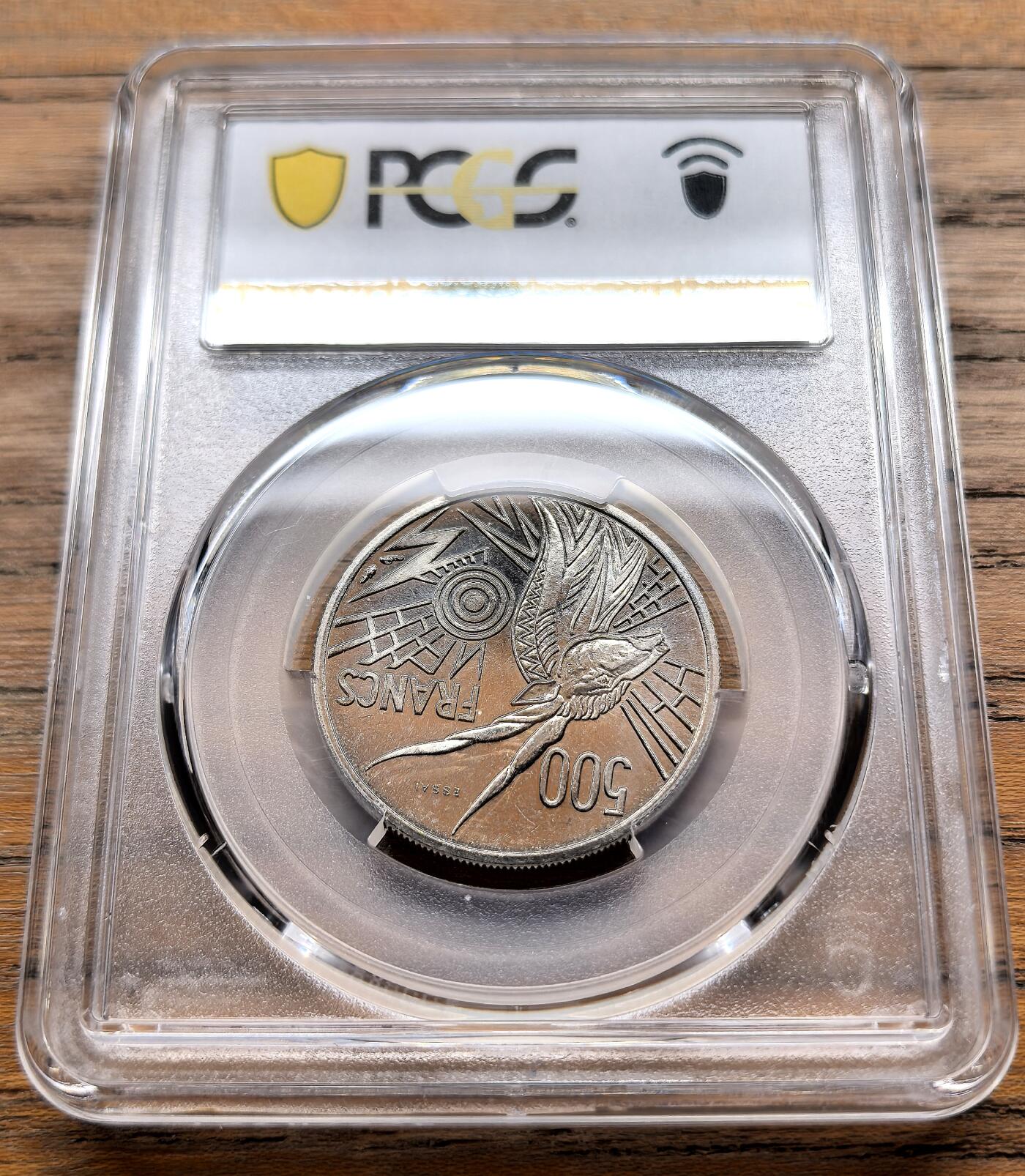 此心安处是吾乡·凡希社世界钱币微拍第三百二十期 1976中非共和国500法郎样币PCGS-SP67