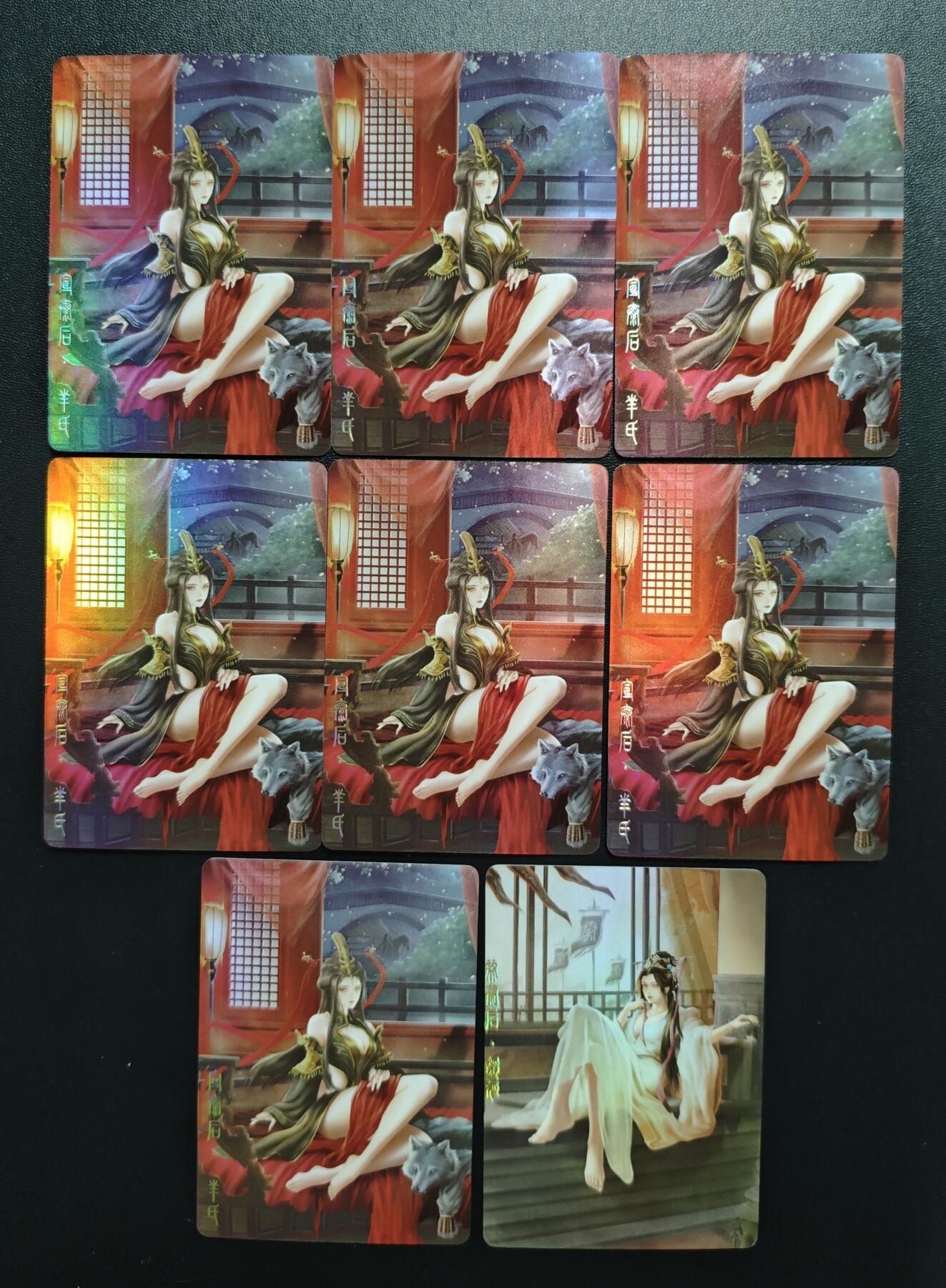 天玑星卡拍第176期《3.5周四截拍》持续收拍收评中 满赠卡需备注 轩辕春秋 战国风 芈八子 赵姬 彩闪 八张