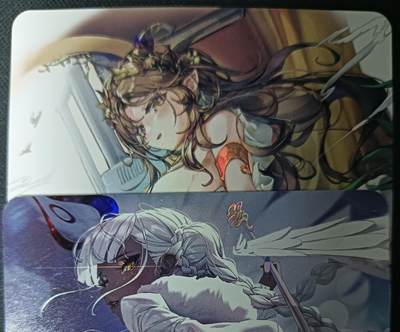 花开卡拍第61期（3月7号周六截拍，品控勿拍!!!拍品不寄存，运费5元（新疆需补运费差价或顺丰到付），自制卡难免瑕疵，可能存在轻微撞角爆边等出厂瑕疵，品控介意勿拍！） - 绘天阁卡牌 侧面向敌 2张 彩闪