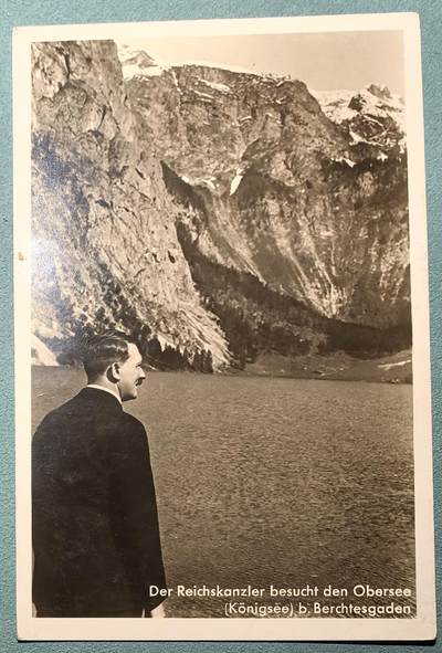 盛世勋华——号角文化勋章邮票专场拍卖第307期 - 德国（1939）小胡子主题实寄邮资明信片 在贝希特斯加登附近游览国王湖上湖