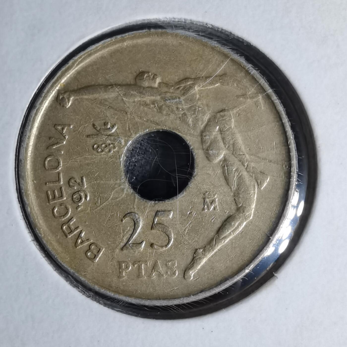 沼泽如烟--第1007场 西班牙25比塞塔纪念币