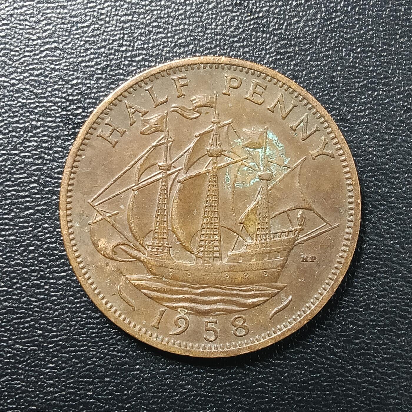 逸泉钱币2026A年十七场历代古钱世界纸钞纪念币钱币专场A2575-3175  29-68 2622 英国1/2便士