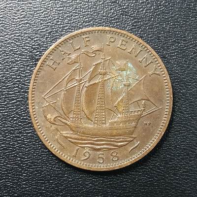 逸泉钱币2026A年十七场历代古钱世界纸钞纪念币钱币专场A2575-3175  29-68 - 2622 英国1/2便士