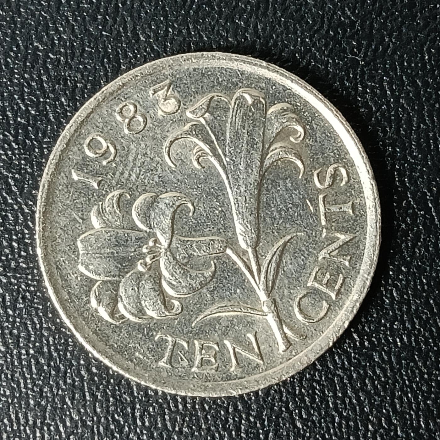 逸泉钱币2026A年十七场历代古钱世界纸钞纪念币钱币专场A2575-3175  29-68 2819 英属百慕大群岛硬币10分