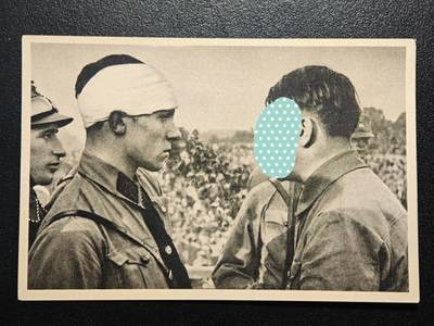 【德藏】世界币章拍卖第166期（拍品征集中~欢迎藏友联系） - 德国民族社会主义工人党早期大尺寸宣传张 尺寸约：120mm×79.5mm (原图请联系客服)