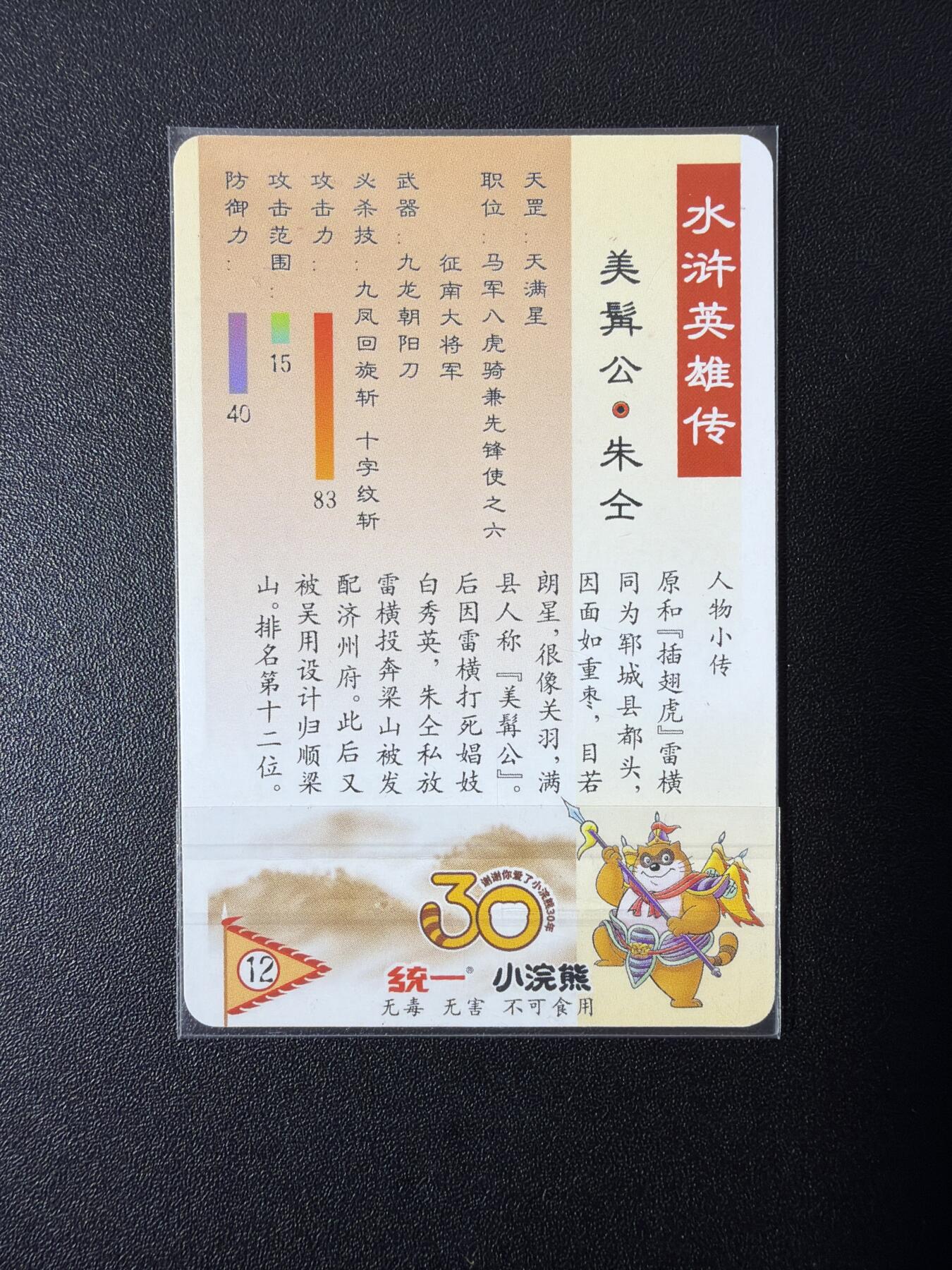 NO.26 好又多金牌大场，夯爆了的马年开门红！每周一站式配齐，方便凑单！（周6晚9点截拍，卖家免费送拍！） 小浣熊30周年 水浒英雄传 美髯公朱仝 异画 小粗闪 默认官瑕一经售出不予退换介意勿拍