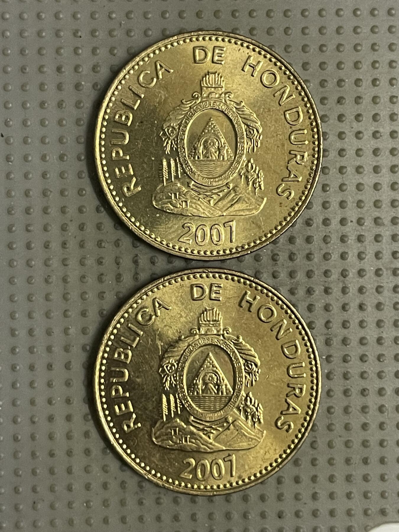 2026年第29场各国散币拍卖（总第179场） 洪都拉斯2007年10分2枚