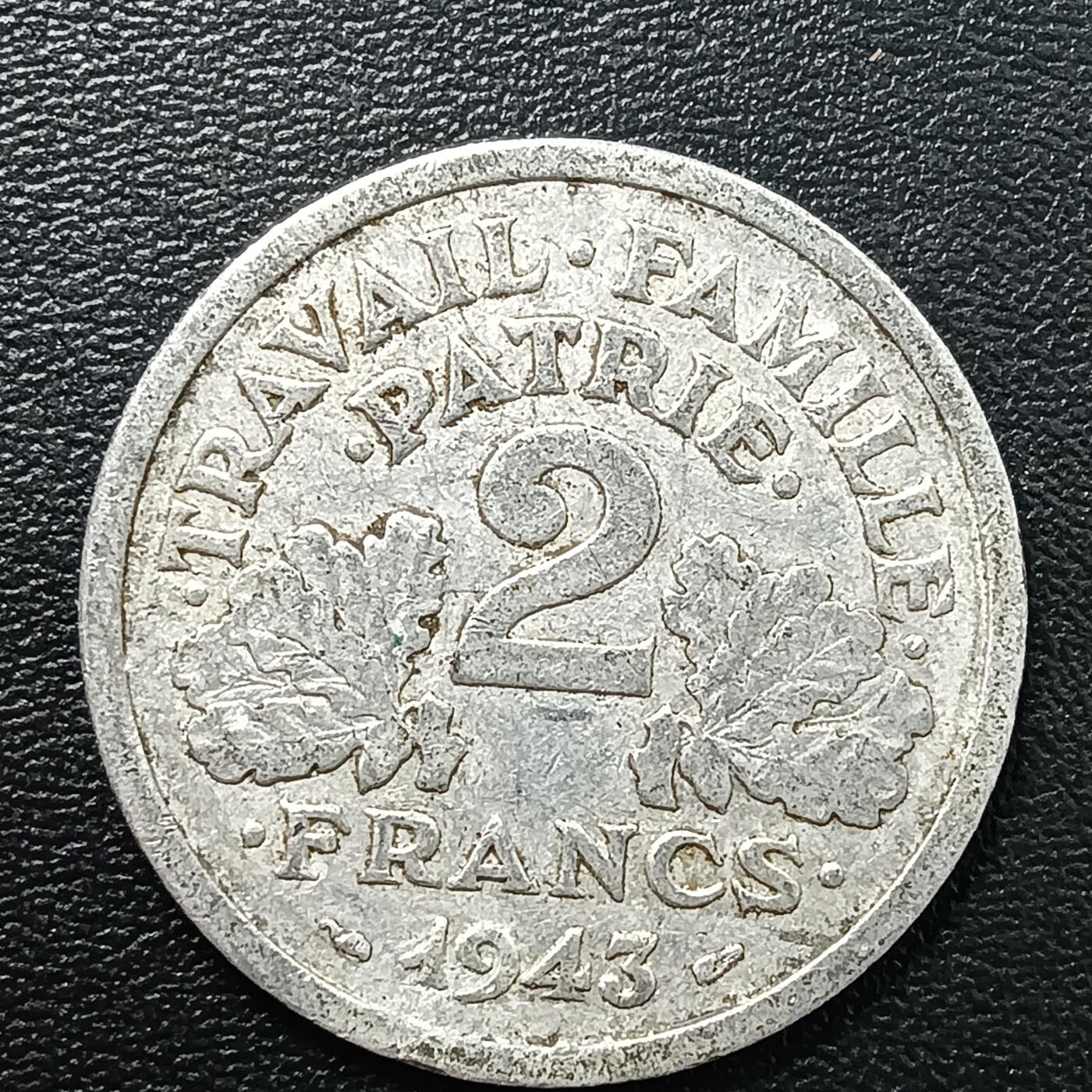 逸泉钱币2026A年十七场历代古钱世界纸钞纪念币钱币专场A2575-3175  29-68 2852 法国2法郎