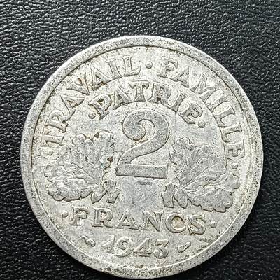 逸泉钱币2026A年十七场历代古钱世界纸钞纪念币钱币专场A2575-3175  29-68 - 2852 法国2法郎