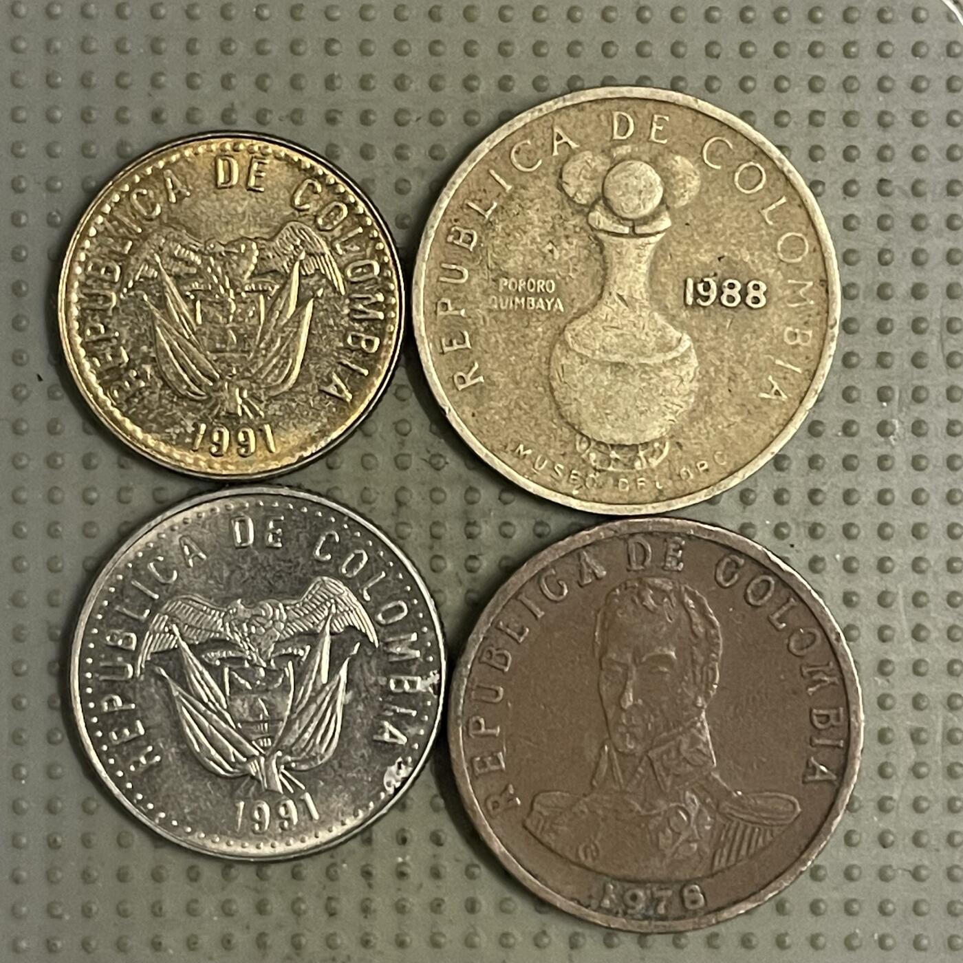 2026年第29场各国散币拍卖（总第179场） 哥伦比亚4枚