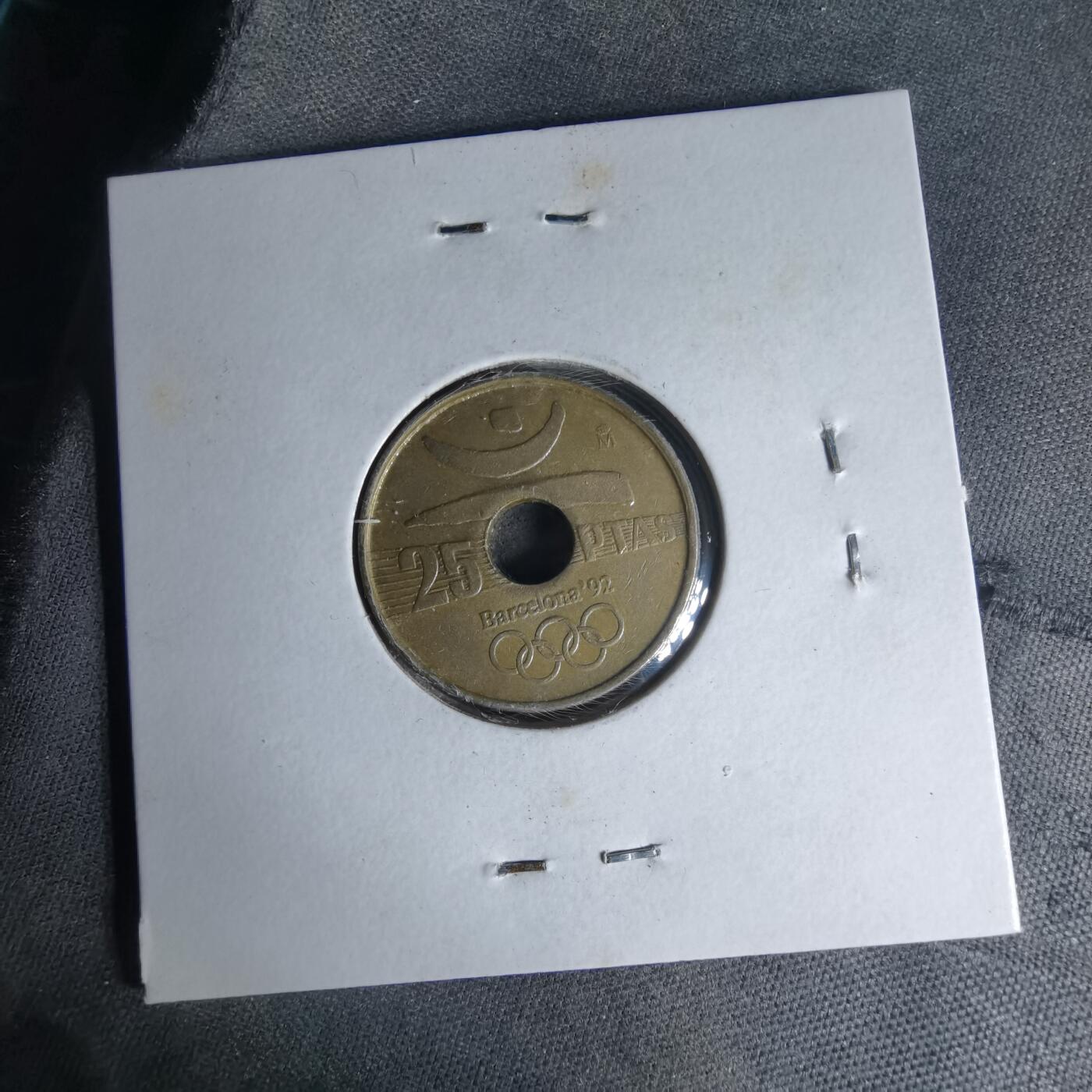 沼泽如烟--第1007场 西班牙25比塞塔纪念币