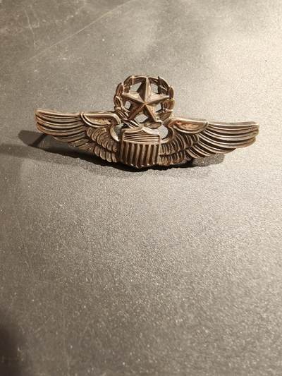 老王徽章第185期 - 美国空军高级飞行员证章    2英寸   梅耶厂