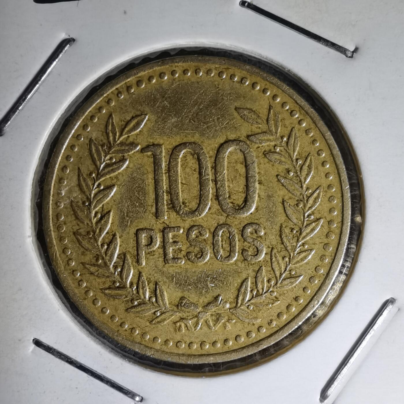 沼泽如烟--第1007场 哥伦比亚1994年100比索