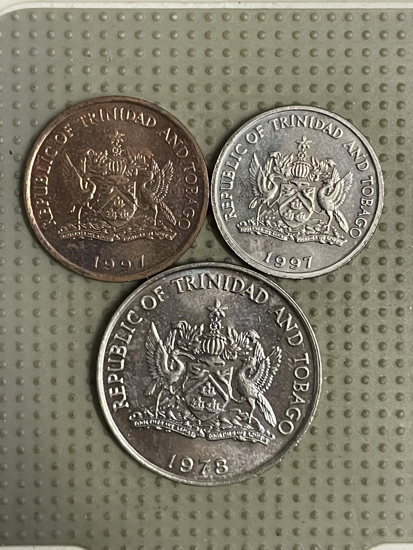 2026年第29场各国散币拍卖（总第179场） 特立尼达和多巴哥3枚