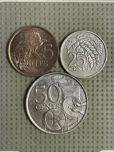 2026年第29场各国散币拍卖（总第179场） - 特立尼达和多巴哥3枚