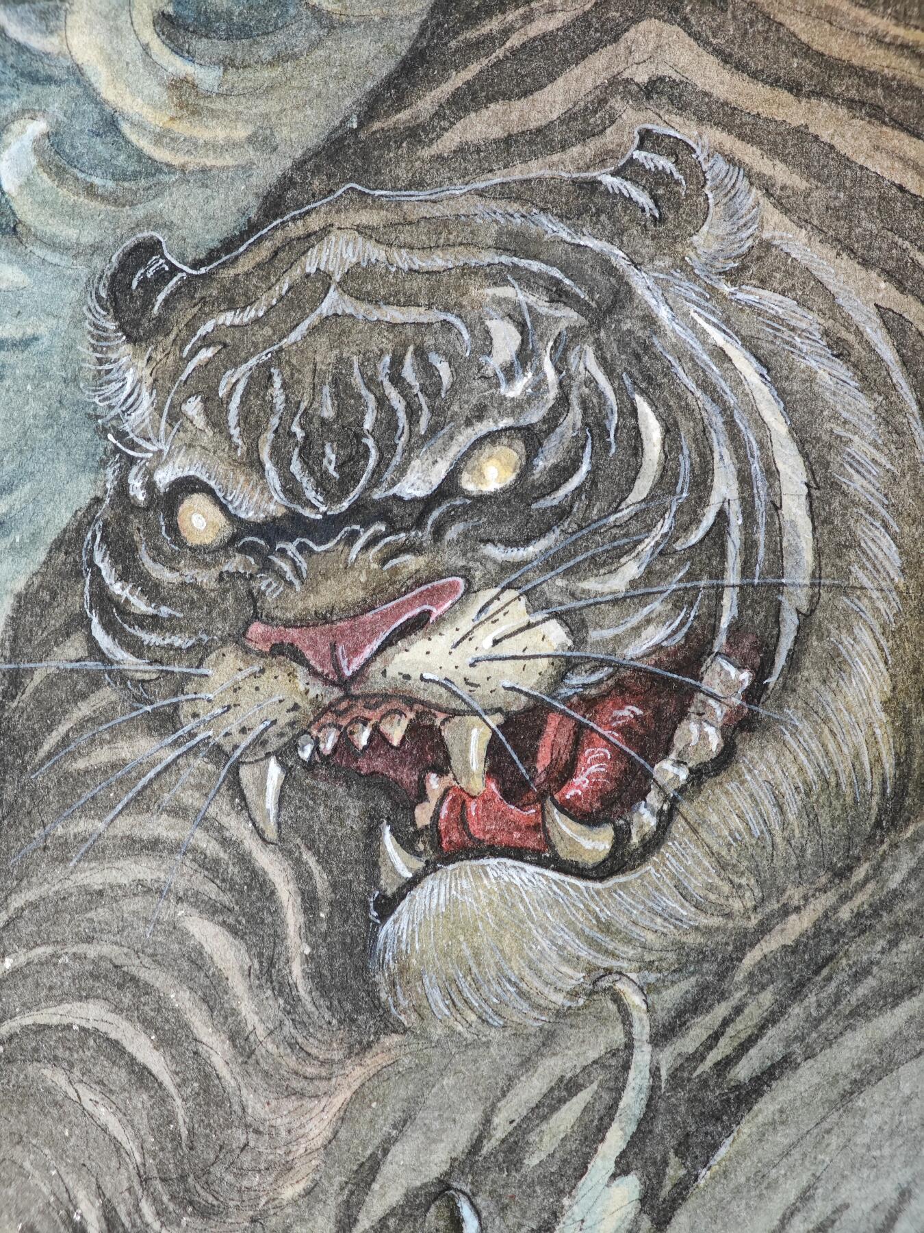 白泽拍卖卡牌手绘专场第33期（去岁千般皆如愿 今年万事定称心） 2025 刘晓明手绘画 赵公明 A3  刘晓明钤印