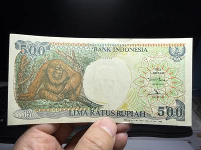 2026年集古藏今外币拍卖第二期-第10场—（总第310拍-纸币专场），本期拍完结算一次，发货时间2-3天，休息几天后继续新的一期拍卖。 - 1992年印尼500卢比
