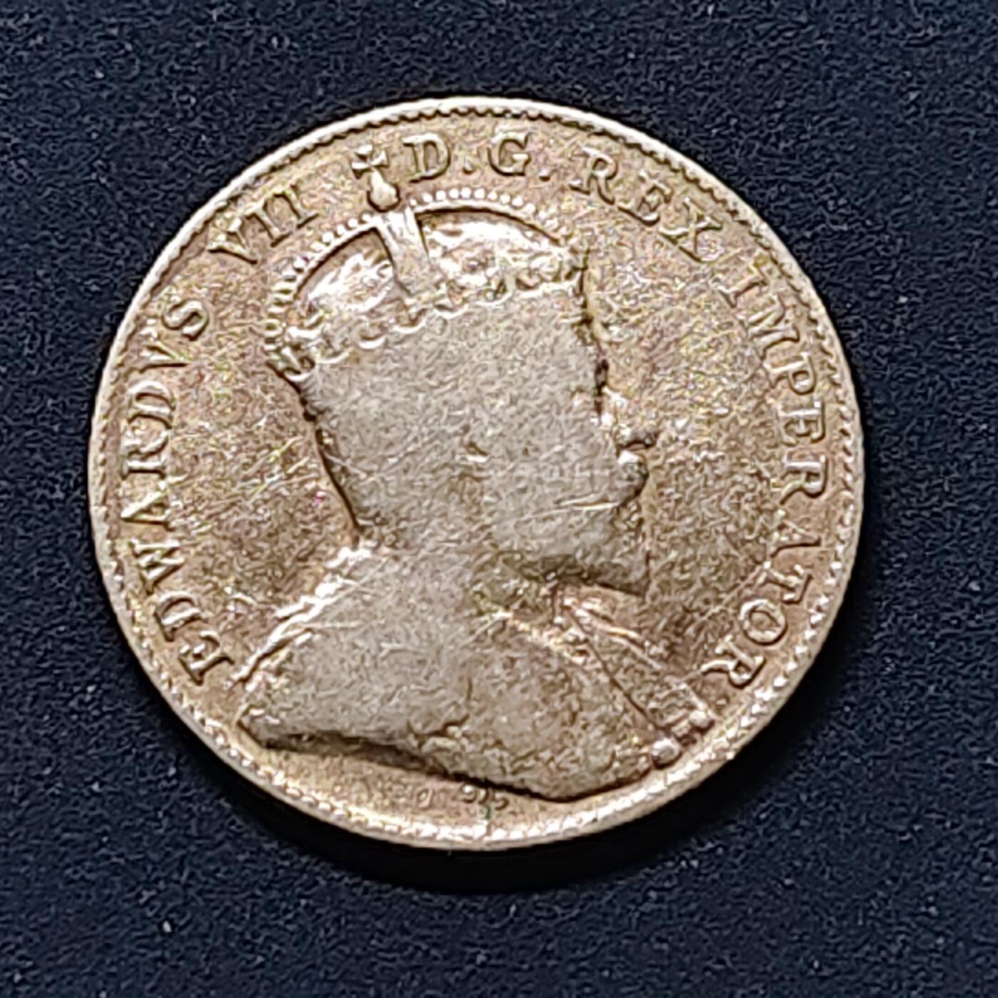 【全场包邮】纯粹捡漏拍508场 加拿大1905年爱德华七世10分银币【18毫米2.32克92.5%】